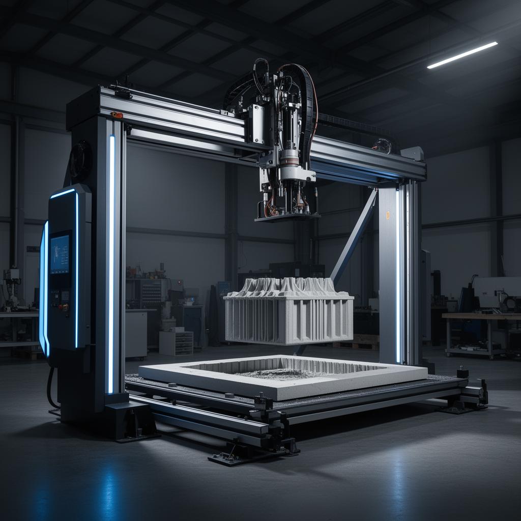 Máquina de impressão 3D de concreto HOM3D